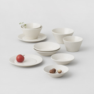 Hygge韓國2人碗盤組(奶油白) Hygge韓國2人碗盤組(奶油白)