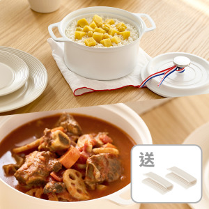 VIP-鑄鋁雙耳燉鍋/湯鍋(送矽膠隔熱套) VIP-鑄鋁雙耳燉鍋/湯鍋(送矽膠隔熱套)