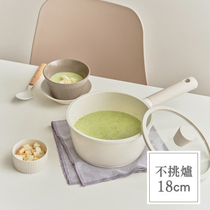 韓國製單柄湯鍋18cm (1.7L) IH適用/不挑爐具 韓國製單柄湯鍋18cm (1.7L) IH適用/不挑爐具