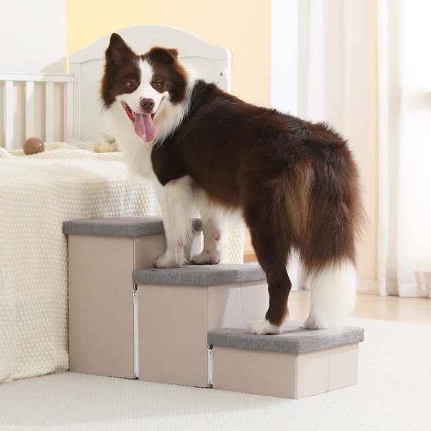 柏斯寵物折疊收納階梯 3層