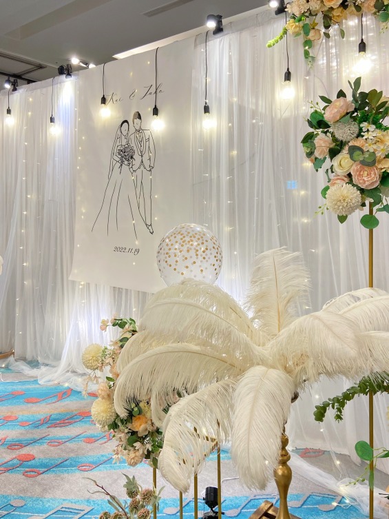 漢來 巨蛋 似顏繪掛布〔依款式地點另報價〕