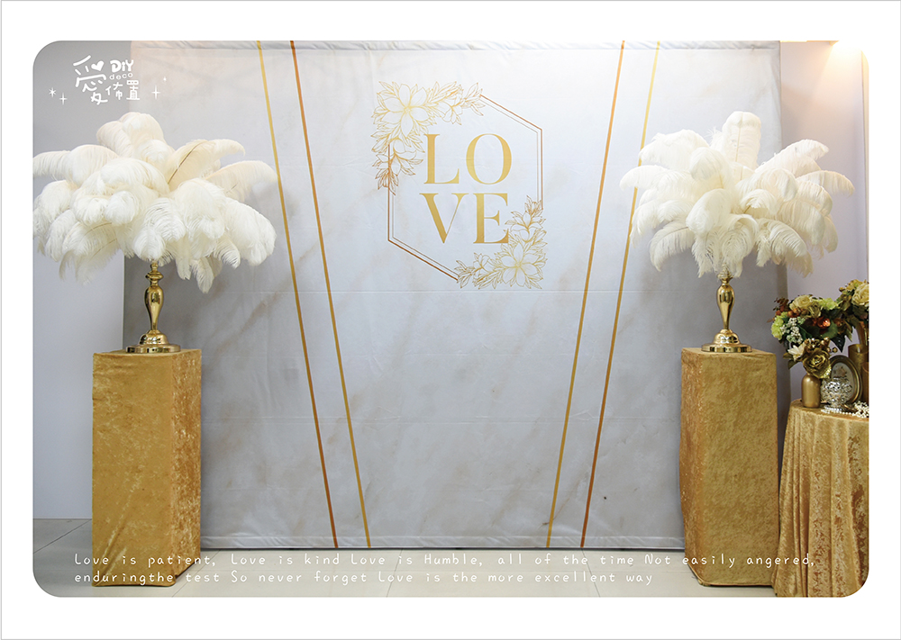 小資女,婚禮布置,婚禮佈置,大理石,金色,華麗,羽毛,自己佈置,DIY佈置,DIY愛佈置,簡單佈置