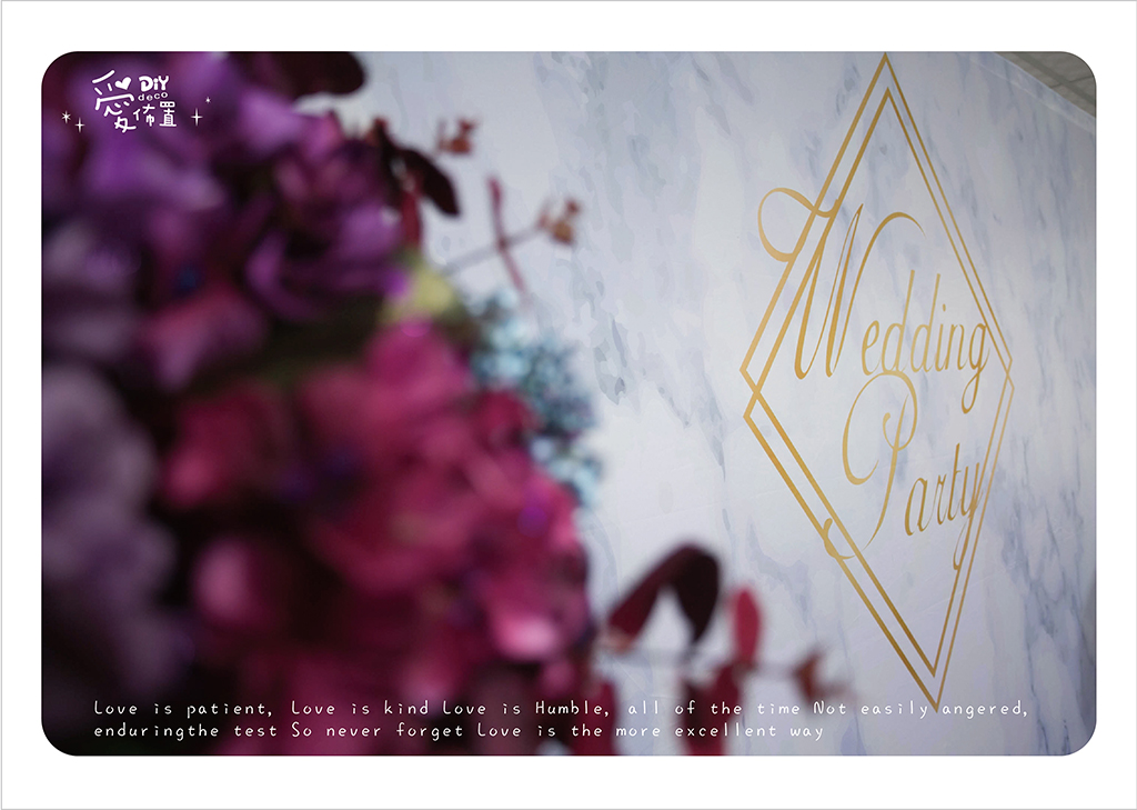 DIY愛佈置,小資婚禮,婚禮布置,大理石,紅色花藝,華麗,紅色,紅金色,精緻,美麗,簡單,婚禮佈置,高雄