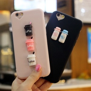 咖啡牛奶手機殼-Double Bear 咖啡牛奶手機殼-Double Bear