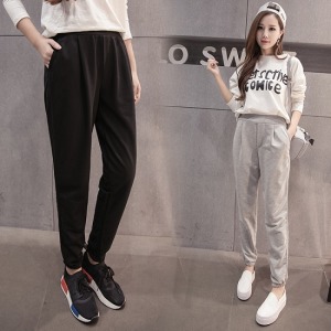 哈倫寬鬆運動長褲-DoubleBear 哈倫寬鬆運動長褲-DoubleBear