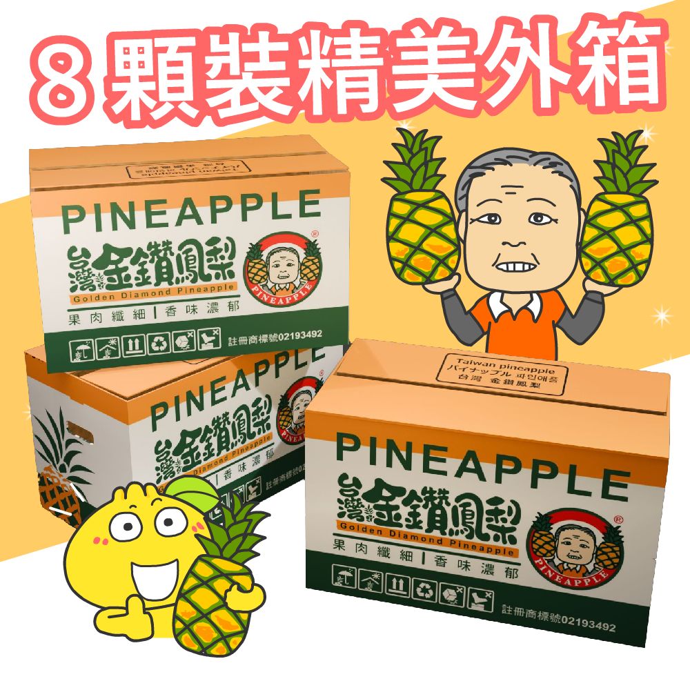 林內鳳梨博士- 柑仔家族-8顆外箱