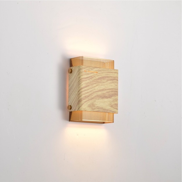 仿木紋LED壁燈