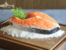 鮭魚肚洞切片(三文魚)Salmon