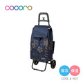 【日本cocoro】FLOWER 印花系列保溫保冷摺疊購物車-40L-多色可選_3 【日本cocoro】FLOWER 印花系列保溫保冷摺疊購物車-40L-多色可選_3