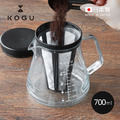 【日本下村KOGU】日製Tritan耐熱防摔冷萃咖啡壺-700ml (附過濾器&量匙) 【日本下村KOGU】日製Tritan耐熱防摔冷萃咖啡壺-700ml (附過濾器&量匙)