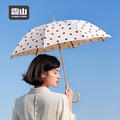 【日本霜山】復古水玉點點8骨晴雨兩用竹柄長傘 【日本霜山】復古水玉點點8骨晴雨兩用竹柄長傘