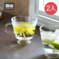 【日本霜山】低腳耐熱玻璃咖啡杯-230ml-2入_2 【日本霜山】低腳耐熱玻璃咖啡杯-230ml-2入_2
