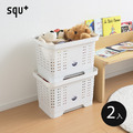 【日本squ+】SUN&WASSER日製可層疊置物洗衣籃-2入-多色可選_2 【日本squ+】SUN&WASSER日製可層疊置物洗衣籃-2入-多色可選_2