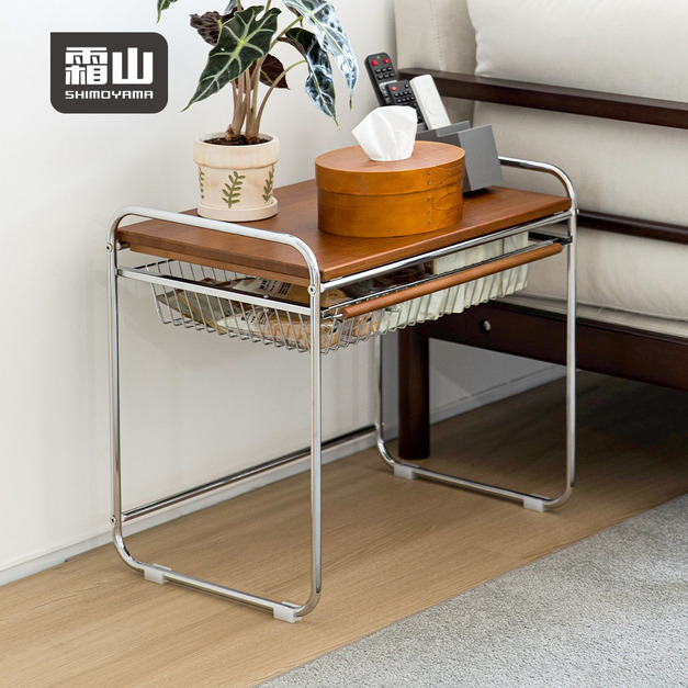 【日本霜山】桌上型復古風木質微波爐電器置物架(附抽屜)-DIY 【日本霜山】桌上型復古風木質微波爐電器置物架(附抽屜)-DIY