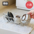 【日本霜山】廚房用304不鏽鋼置物籃/收納籃-小款 【日本霜山】廚房用304不鏽鋼置物籃/收納籃-小款