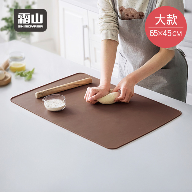 【日本霜山】長方形矽膠不沾黏揉麵墊(65x45cm) 【日本霜山】長方形矽膠不沾黏揉麵墊(65x45cm)