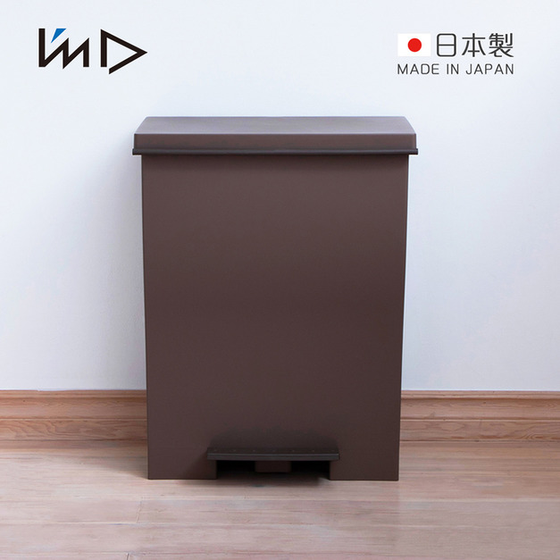 【日本岩谷Iwatani】kcud 日製曲線寬型腳踏垃圾桶(附輪)-39L-多色可選 【日本岩谷Iwatani】kcud 日製曲線寬型腳踏垃圾桶(附輪)-39L-多色可選