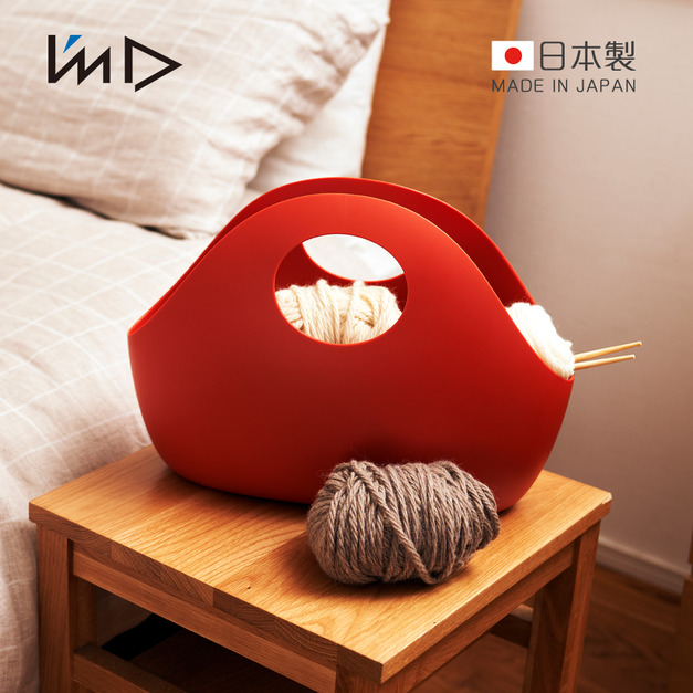 【日本岩谷Iwatani】ENOTS 日製軟質PE手提收納籃-5L-多色可選 【日本岩谷Iwatani】ENOTS 日製軟質PE手提收納籃-5L-多色可選