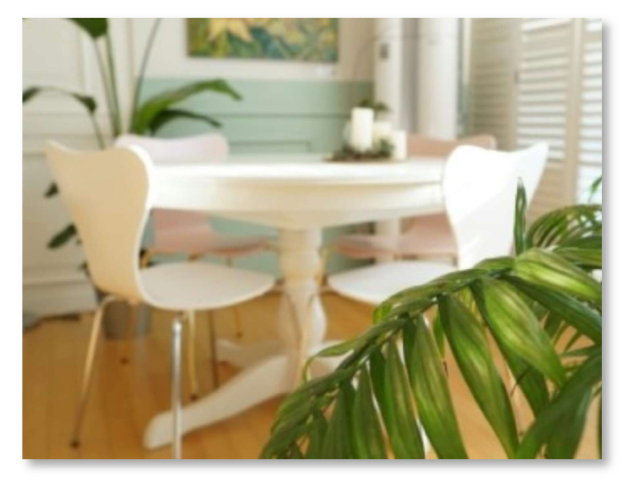 冰雪白流線造型曲木餐椅