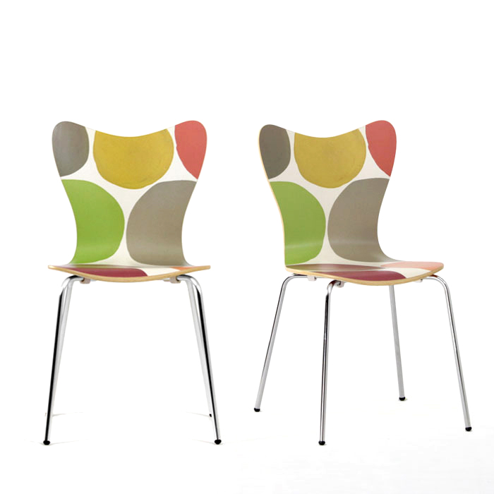 拓印普普造型曲木椅-#30105