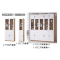 北歐2.7尺六門高書櫃〈Q546B575-01 〉_2 北歐2.7尺六門高書櫃〈Q546B575-01 〉_2
