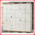 7.8x7.6尺白橡木色組合衣櫥〈Q58983-12 〉 7.8x7.6尺白橡木色組合衣櫥〈Q58983-12 〉