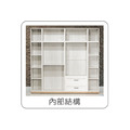 7.8x7.6尺白橡木色組合衣櫥〈Q58983-12 〉_1 7.8x7.6尺白橡木色組合衣櫥〈Q58983-12 〉_1