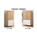 4x7尺烤白雙色推門衣櫥〈Q589211-02 〉_2 4x7尺烤白雙色推門衣櫥〈Q589211-02 〉_2