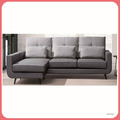 L型灰色貓抓皮沙發〈Q577506-3〉 L型灰色貓抓皮沙發〈Q577506-3〉