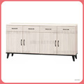 鋼刷白色石紋面5.3尺餐櫃〈Q577622-6〉 鋼刷白色石紋面5.3尺餐櫃〈Q577622-6〉