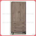 灰橡色2.7尺三抽衣櫃〈Q577835-9 〉 灰橡色2.7尺三抽衣櫃〈Q577835-9 〉