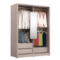 淺灰雙色7X7尺衣櫃〈Q577827-6 〉_1 淺灰雙色7X7尺衣櫃〈Q577827-6 〉_1