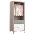 淺灰雙色3尺推門衣櫃〈Q577828-5〉_1 淺灰雙色3尺推門衣櫃〈Q577828-5〉_1