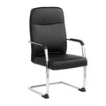 洽談椅黑色皮〈Q5441679-1〉_1 洽談椅黑色皮〈Q5441679-1〉_1