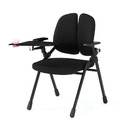 培訓椅(黑色布)(附寫字板)〈Q5441681-1〉 培訓椅(黑色布)(附寫字板)〈Q5441681-1〉