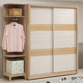 5.2X7尺雙色推門衣櫃〈Q58920-01〉 5.2X7尺雙色推門衣櫃〈Q58920-01〉