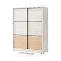 5X6.5尺推門衣櫃〈Q58929-13〉 5X6.5尺推門衣櫃〈Q58929-13〉
