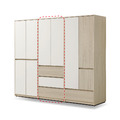 2.5X6.5雙色三抽衣櫥〈Q58935-15〉 2.5X6.5雙色三抽衣櫥〈Q58935-15〉