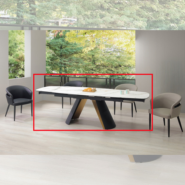 8.6尺複合陶板伸縮餐桌│Q646A464-01 8.6尺複合陶板伸縮餐桌│Q646A464-01