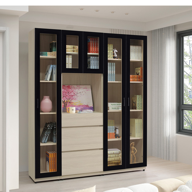 5.5尺組合式書櫃組(整組)│Q646A548-05 5.5尺組合式書櫃組(整組)│Q646A548-05