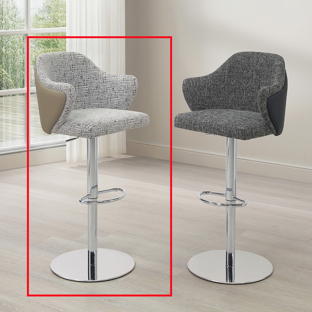 升降吧椅(淺灰)│Q646A543-01 升降吧椅(淺灰)│Q646A543-01