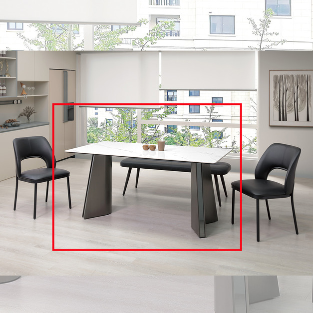 5.3尺複合岩板餐桌│Q646A463-01 5.3尺複合岩板餐桌│Q646A463-01