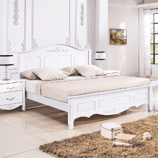 白色5尺▪ 6尺床台│Q646A158-02 白色5尺▪ 6尺床台│Q646A158-02