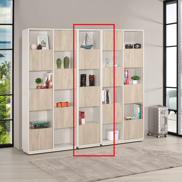 1.3尺三門書櫥│Q6442726-5 1.3尺三門書櫥│Q6442726-5