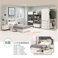 淺白橡3.5尺床頭箱組合│Q677245 淺白橡3.5尺床頭箱組合│Q677245