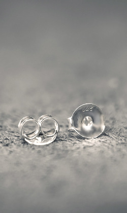 925純銀耳扣(1對2個)