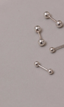 雨的夢。925純銀耳環 (單入)