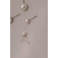 愛的悸動。Pearl | 養殖珍珠 | 925純銀耳環 0.5cm (可改夾式耳環) 愛的悸動。Pearl | 養殖珍珠 | 925純銀耳環 0.5cm (可改夾式耳環)