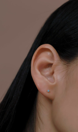 品牌經典款 | 心房。925純銀耳環