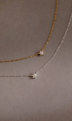 品牌經典款 | 讓人著迷。Pearl | 養殖珍珠 | 925純銀鎖骨鍊